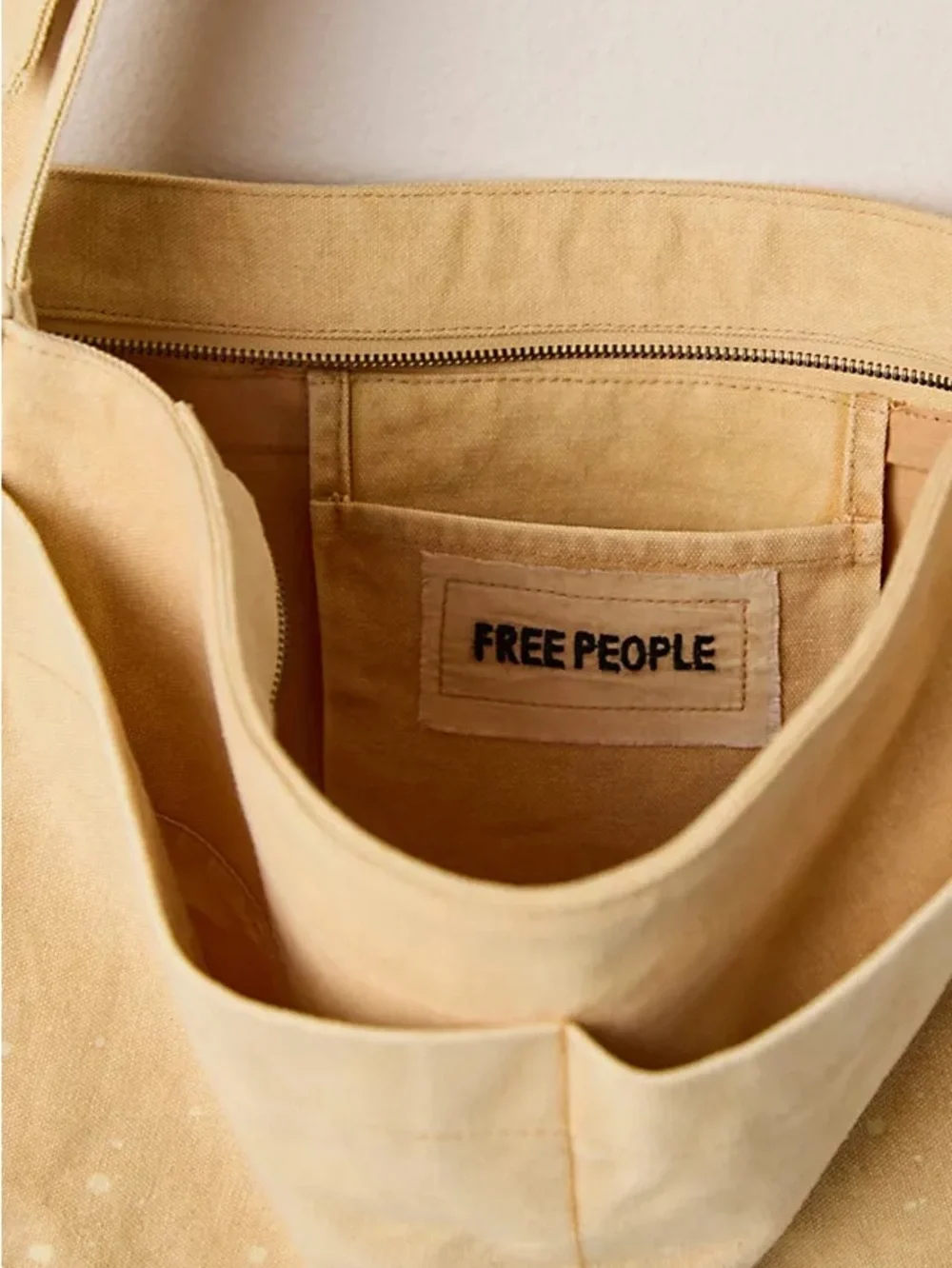 NWT Free People Camp Crush Sling Bag- Neutral